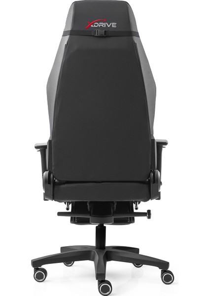 Fırtına Masajlı Ayak Uzatmalı Profesyonel Oyuncu Koltuğu Siyah