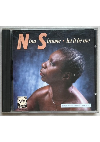 Nina Simone Let It Be Me CD (Orijinal 1987 Dönem Baskı Cd)