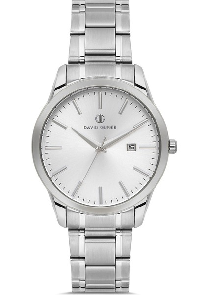 Davıd Guner Gümüş Kaplamalı Siyah Kadranlı Erkek Kol Saati DG-8754GA-A1 fiyatları