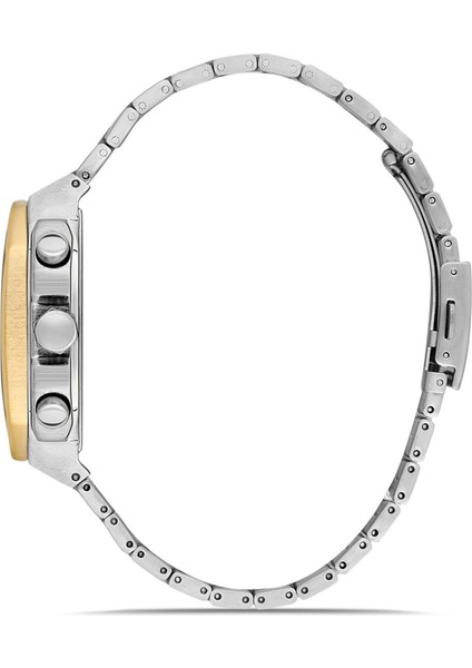 Davıd Guner Sarı Beyaz Kaplamalı Yeşil Kadranlı Erkek Kol Saati DG-8749GA-D10 fiyatları