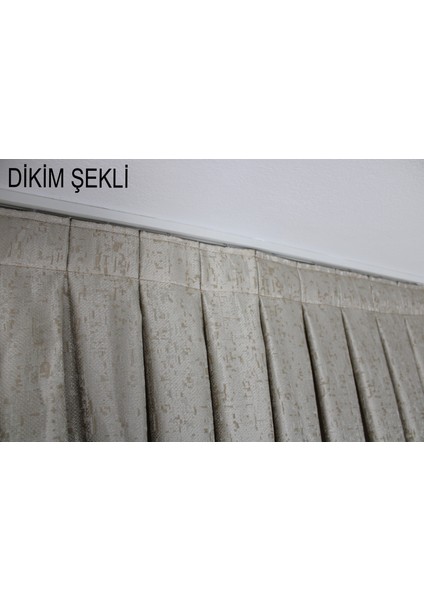 Fon Jakar Perde Perla Desen Çift Kanat Sık Pileli(1 x 3) fiyatları