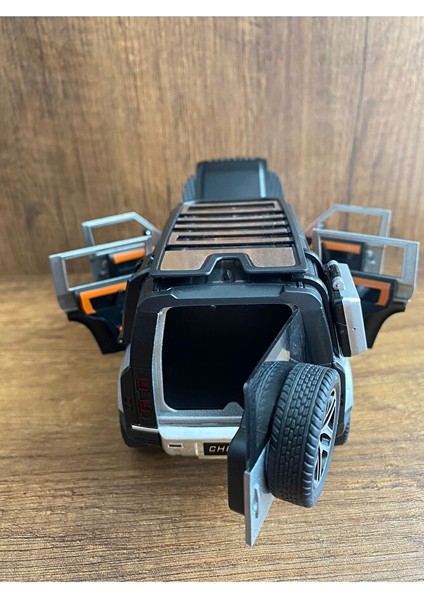 Land Rover Defender Araba Işıklı Sesli Tüm Kapıları Açılır Arazi Arabası Land Rover Defender Gri fırsatları