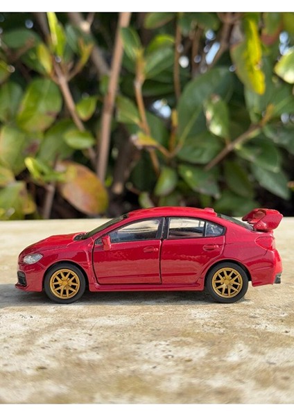 Subaru Impreza Koleksiyon Metal Araba 12CM Lüks Araba Kırmızı Oyuncak Araba Model Araba fiyatları