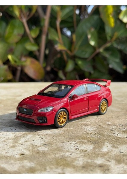Subaru Impreza Koleksiyon Metal Araba 12CM Lüks Araba Kırmızı Oyuncak Araba Model Araba fırsatları