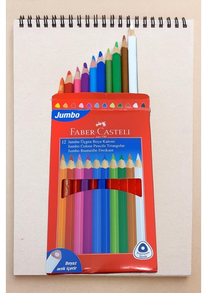 12'li Jumbo Üçgen Boya Kalemi modelleri