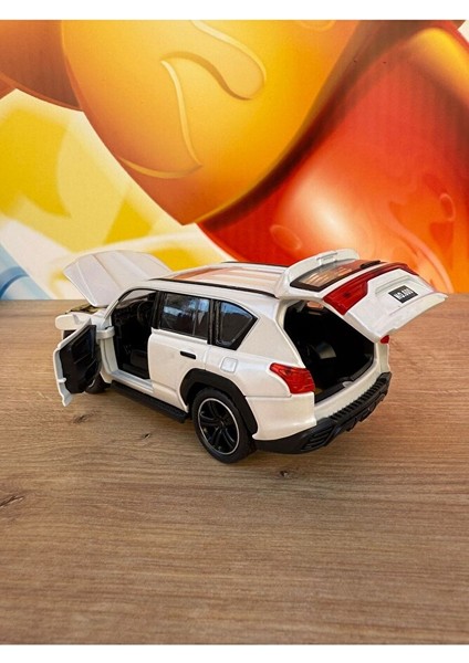 Lexus Diecast Araba Açılan Kapılar Sesli Işıklı Lexus 570 Model Komple Metal Araba modelleri