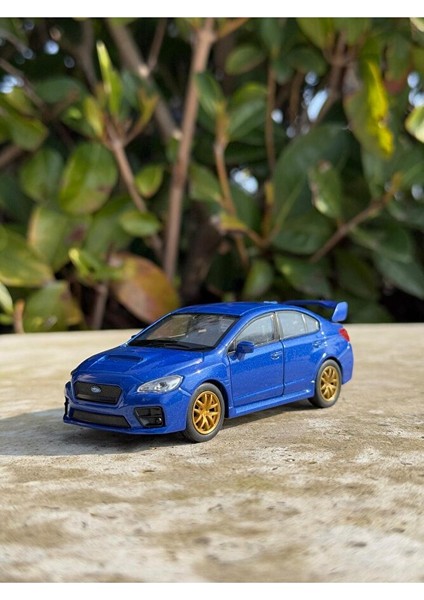 Subaru Impreza Koleksiyon Metal Araba 12CM Lüks Araba Lacivert Oyuncak Araba Model Araba modelleri