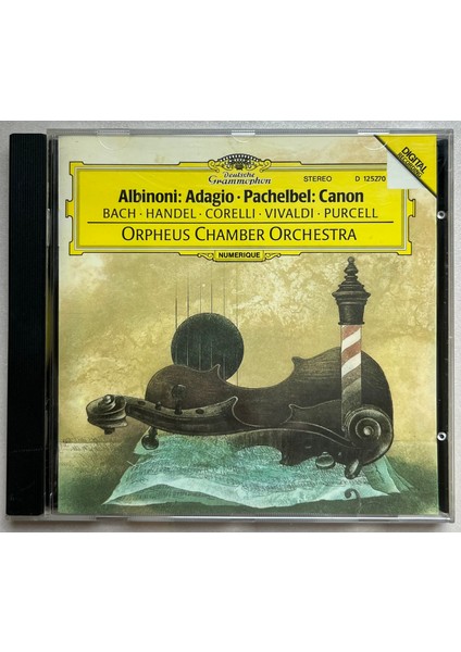 Albinoni Pachelbel Bach Handel Corelli Vivaldi Purcell Orpheus Chamber Orchestra Adagio Canon CD (Orijinal Dönem Baskı Cd)