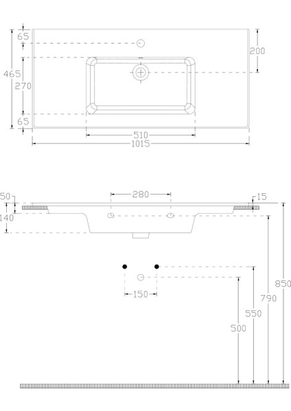 Sistema T-Flat Slim Ince Formlu Lavabo 101 x 46,5 cm Beyaz indirimleri