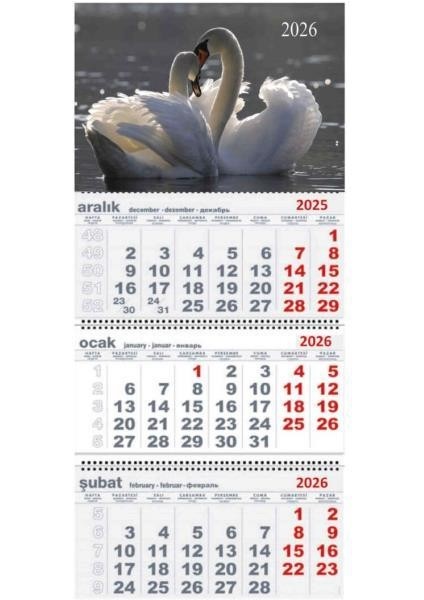 2026 Gemici Duvar Takvimi Hayvanlar fiyatları