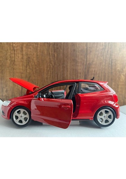 Volkwagen Polo Gtı Model Araba Diecast Polo Kırmızı Model Diecast Arabalar Kapılar Açılır modelleri