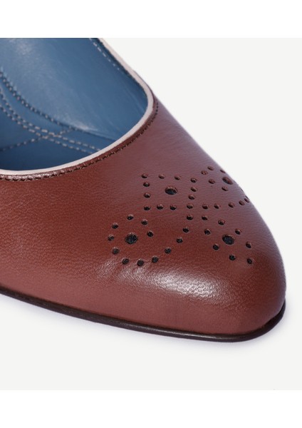 Özel Üretim Yumuşak Deri Topuklu Ayakkabı