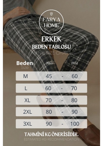 Luxury Soft Wellsoft Polar Ekose Kare Desenli Kışlık Pijama Altı Pantolon indirimleri