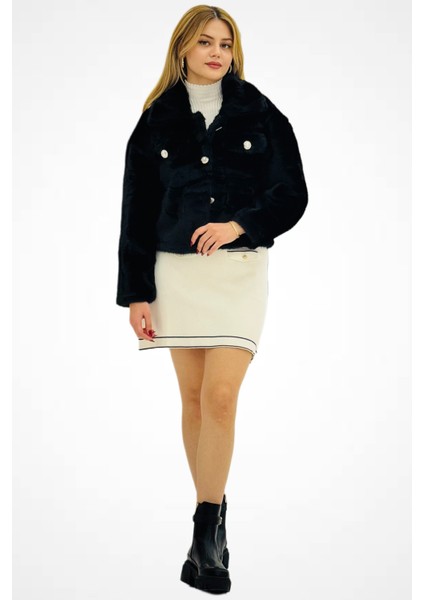 Bdk Yumuşak Dokulu Peluş Kısa Mont 6605-26K modelleri