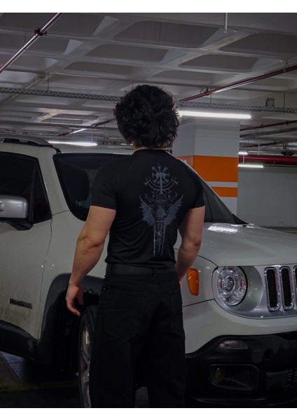 Valhalla - Compression T-Shirt (Siyah) fırsatları