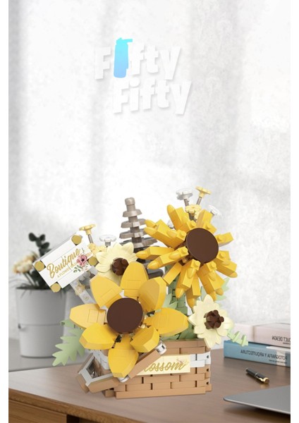 Panlos Boutıque Serisi Mini Çiçek Buketi 498 Parça Oyuncak Yapım Seti -FFP1085 modelleri