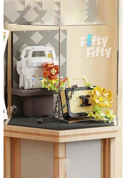 Panlos Boutıque Serisi Siyah Çanta Figürü 484 Parça Oyuncak Yapım Seti -FFP1078 modelleri