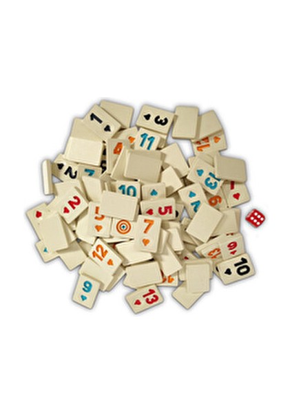 Lüks Okey Taşı 106 Parça Melamin Malzeme ile Oyun Takımı