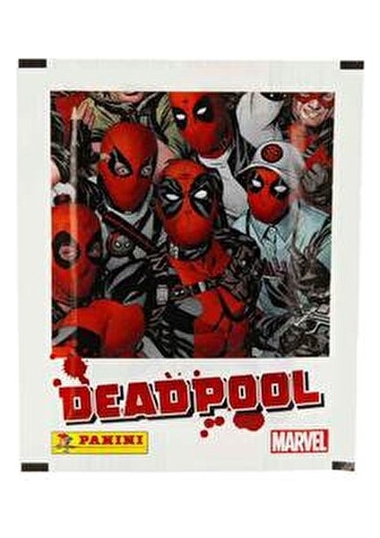 Deadpool Çıkartma Paketi 5 Parça Marvel Temalı Renkli Materyal ile Eğlenceli Koleksiyon