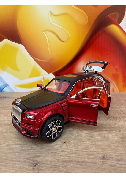 Çek Bırak Işıklı ve Sesli Metal Rolls Royce Kapı Bagaj Kaput Açılır Sesli Işıklı Model Araba 22CM indirimleri