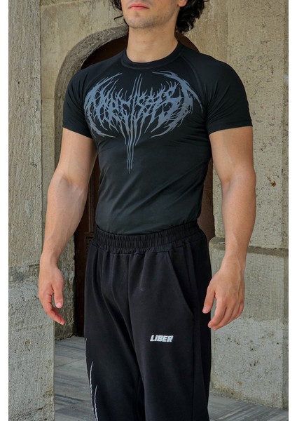 Ezekiel - Compression T-Shirt (Siyah)