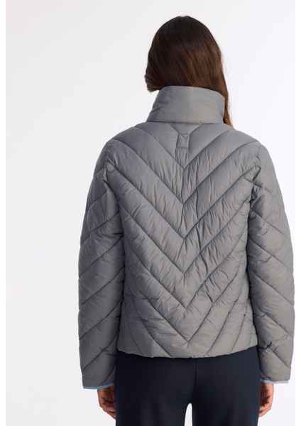 Regular Dik Yaka Uzun Kol Mont