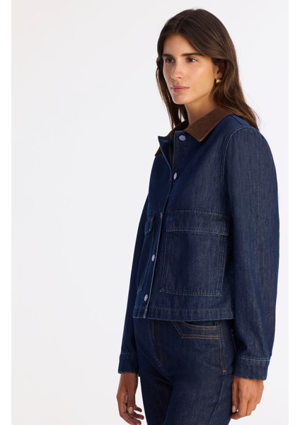 Regular Gömlek Yaka Uzun Kol Ceket