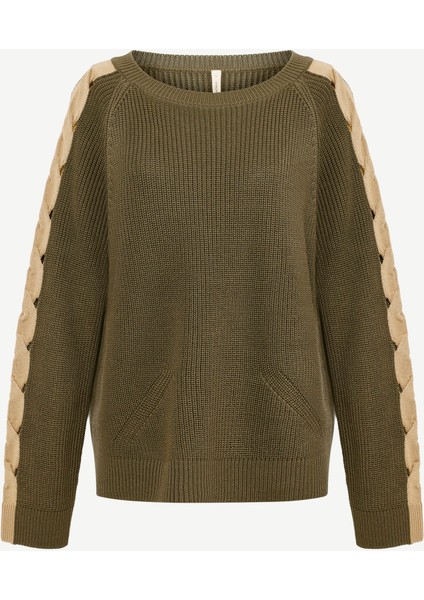 Regular Bisiklet Yaka Uzun Kol Kazak