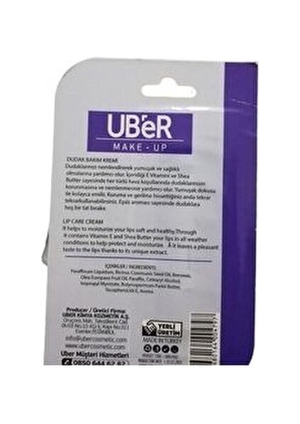 Dudak Bakım Kremi E Vitamini ile Dudakları Nemlendirir ve Korur Faktör 50+ fırsatları