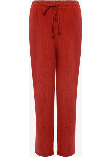 Beli Bağlama Detaylı Pantolon