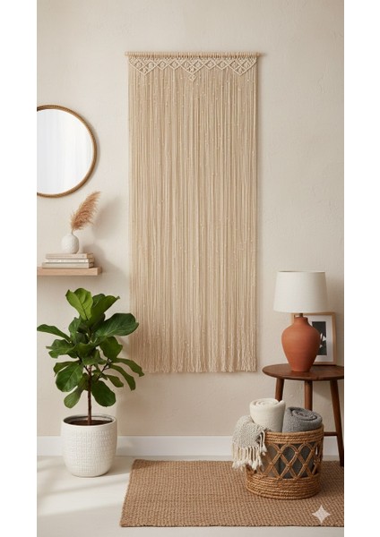 Makrome El Yapımı Perde Kapı ve Duvar Süsü modelleri