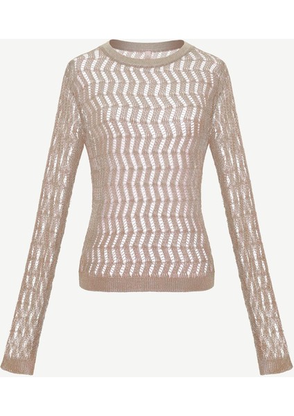 Bisiklet Yaka Uzun Kollu Kazak