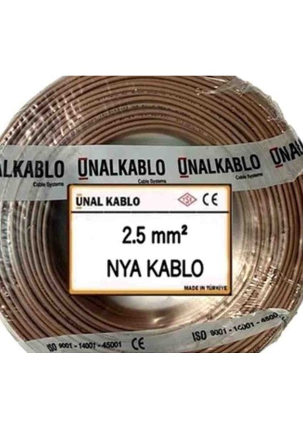 2.5 Nya Ünal Kablo 100 💯 Bakır