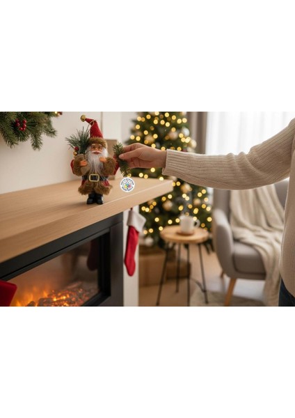 Yılbaşı Dekoratif Figür Noel Baba 15 Cm, Çok Renkli, Neşeli Süs Dokunuşu modelleri