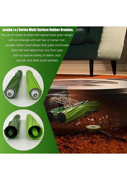 Roomba Için Yedek Silin Fırçaları I1 I1+ I3 I3+ I4 I4+ I5 I5+ I6 I6+ I7 I7+ I8+ E5 E6 E7 J5 J5+ J7 J7+ Combo Parçaları (Yurt Dışından) modelleri