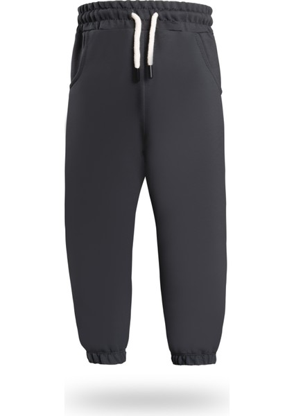 Erkek / Kız Çocuk Cepli Jogger Eşofman Altı Paçası Lastikli