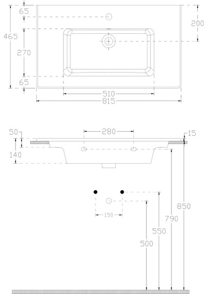 Sistema T-Flat Slim Ince Formlu Lavabo 81 x 46,5 cm Beyaz indirimleri