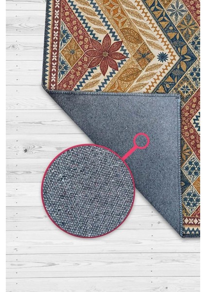 Çiçekli Mozaik Desenli Canlı Renkli Vintage Salon Halısı, Modern Yorumlu Rustik Halı fiyatları