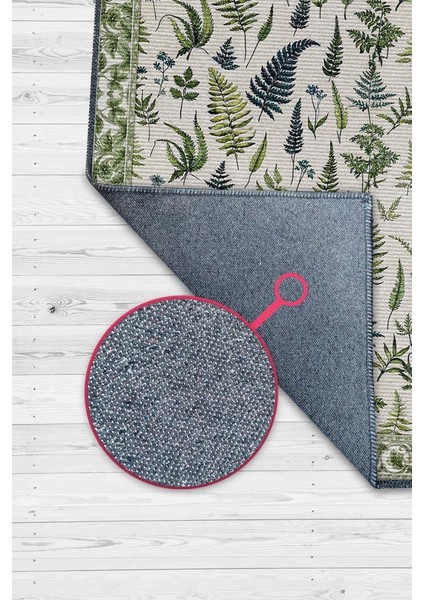 Aşk Merdiveni Desenli Krem ve Yeşil Halı, Bordürlü Kır Evi Halısı fiyatları