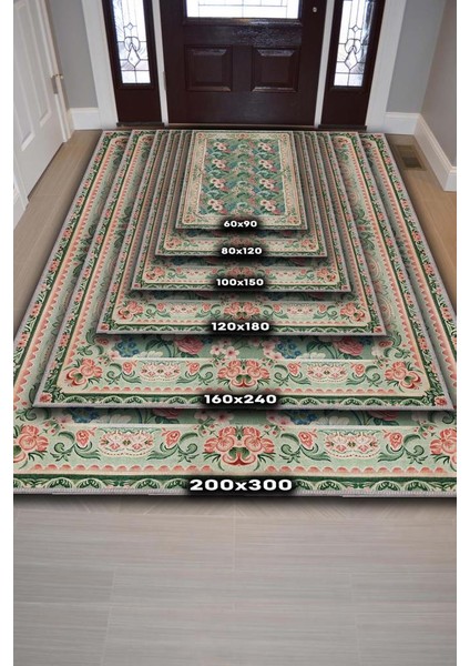 Victorian Tarzı Maksimalist Halı, Çok Renkli Salon Halısı, Çiçekli Kır Evi Halısı fırsatları