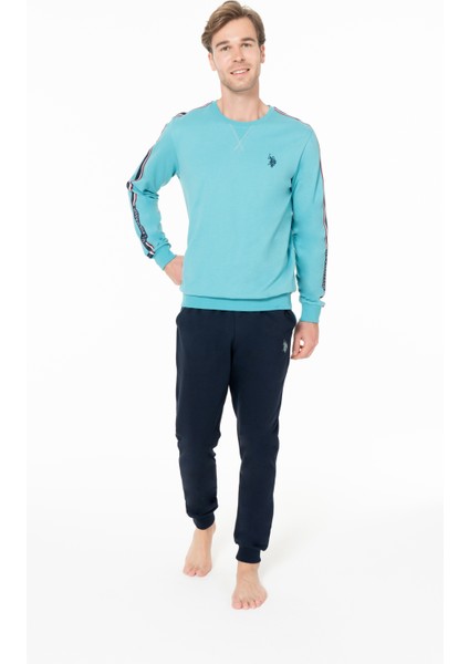 Erkek Turkuaz Ev Giyim