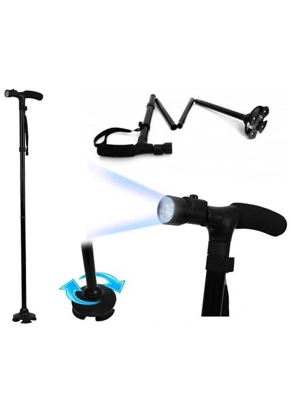 Trusty Cane Güvenilir Katlanabilir Işıklı Baston fırsatları