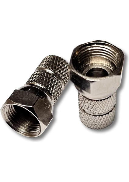 F Konnektör - Uydu ve Anten Kablo Bağlantı Aparatı - 100 Adet fırsatları