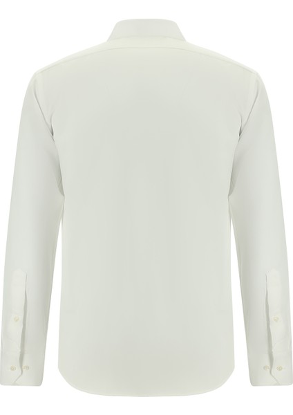 Uzun Kol Slim Fit Dar Kesim Non Iron Klasik Saten Pamuk Gömlek fiyatları