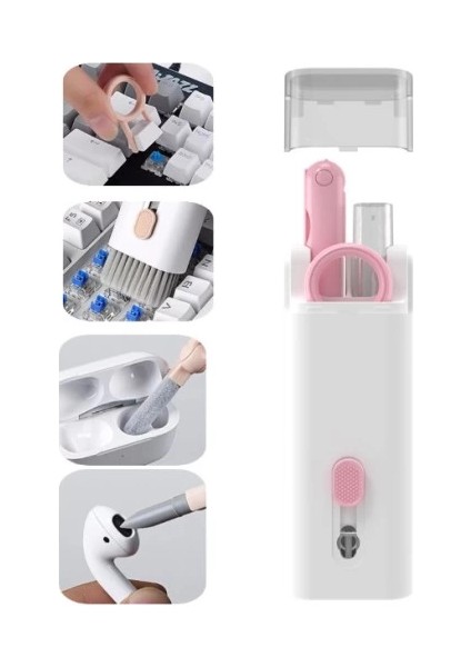 Çok Fonksıyonlu 7 In 1 Aırpods Klavye Ekran Kulaklık Temızleme Kıtı
