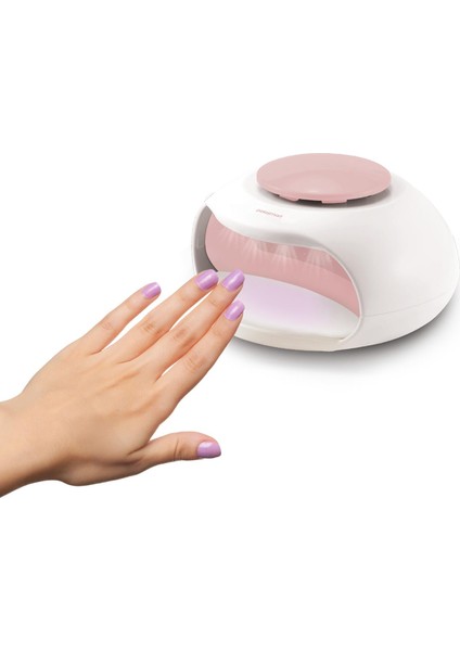 PSC69 Oje Kurutucu Uv Işık Vantilatörlü Hızlı Kalıcı Oje Kurutucu Pembe fiyatları