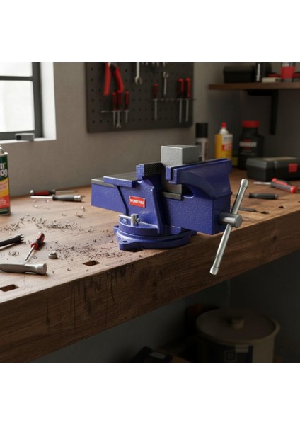 WP233006 125MM 360° Döner Tabanlı Örslü Profesyonel Tezgâh Mengene indirimleri