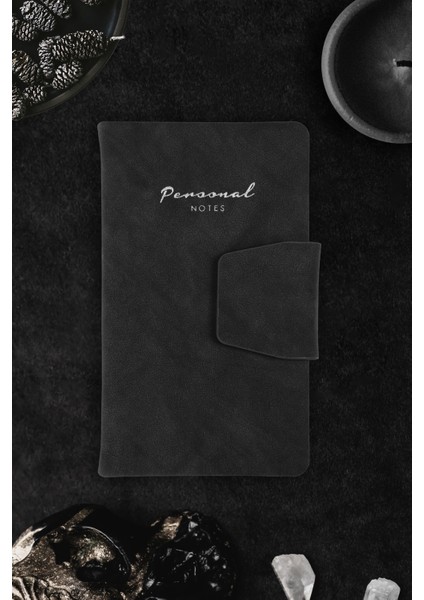 Sert Kapak Mıknatıslı Cep Defteri 9,6X16,6 cm 192 Sayfa. 80 Gr. Çizgili