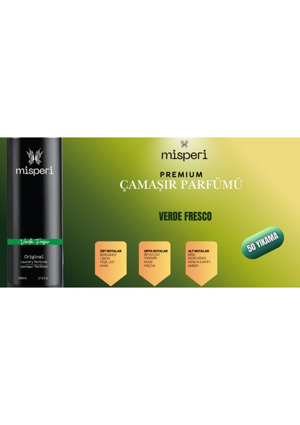 Misperi - Verde Fresco Çamaşır Parfümü modelleri