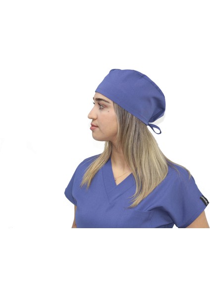 Unisex,indigo Mavi Doktor Hemşire Cerrahi Bonesi modelleri